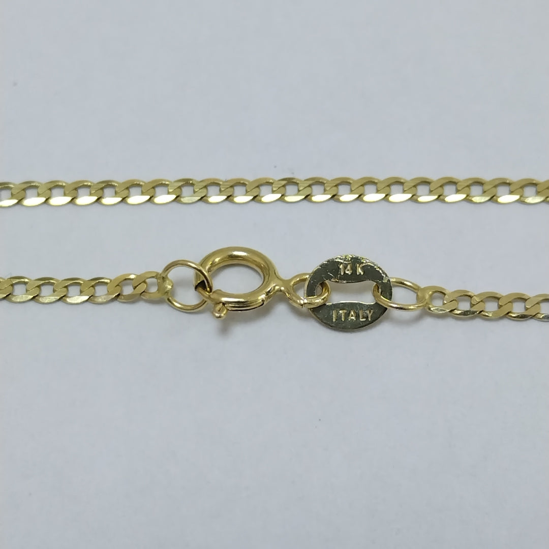 CADENAS BARBADA AMARILLA ORO 14K 2 (NUEVO)