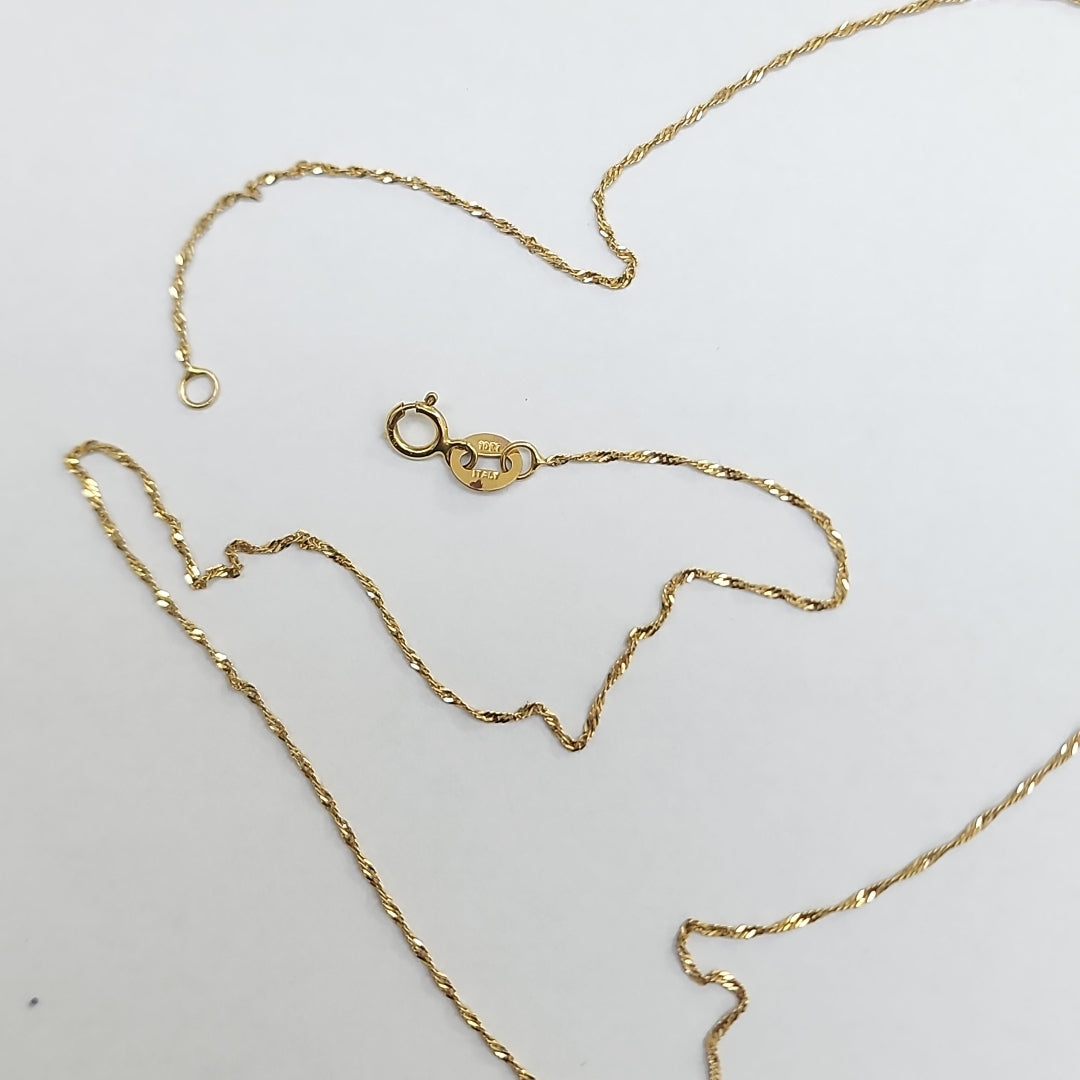 CADENA ORO 10 K 0.7 GRMS (SEMINUEVO)