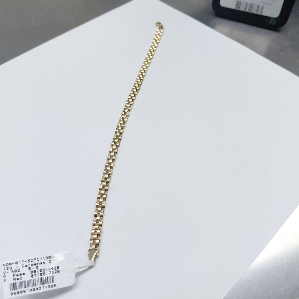 PULSERAS CABALLERO ORO 10K 9 (NUEVO)