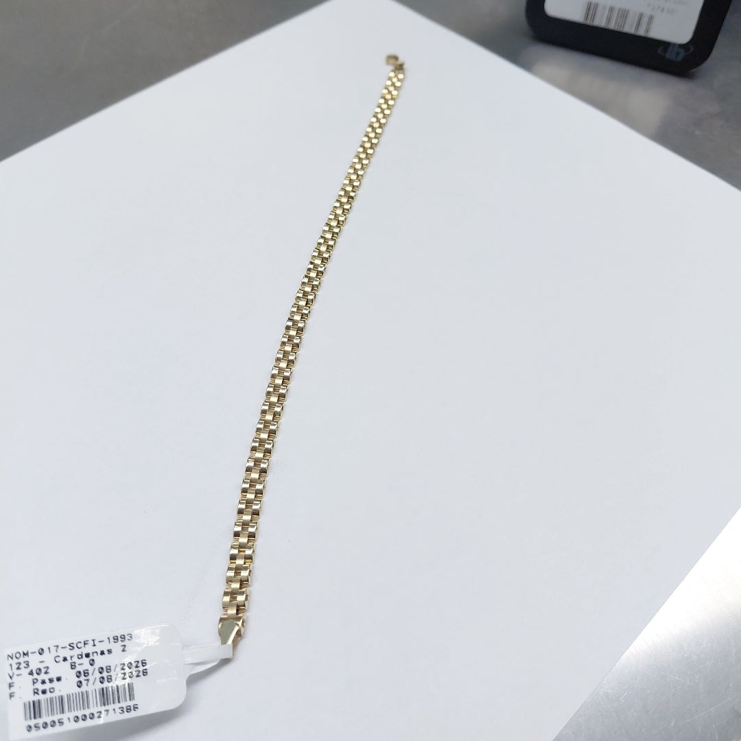 PULSERAS CABALLERO ORO 10K 9 (NUEVO)