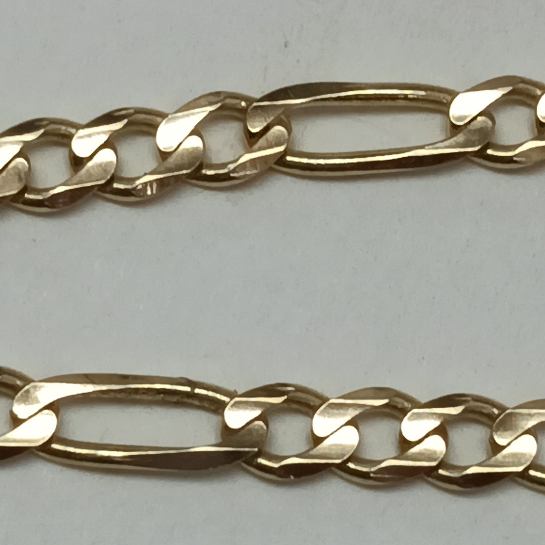 PULSERAS TEJIDO 3X1 ORO 14K 18 CM 2.9 GR (NUEVO)