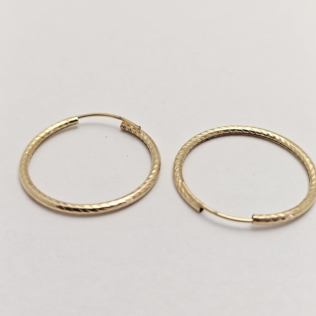 ARRACADAS PAR ORO 14 K 0,90 GRMS (SEMINUEVO)