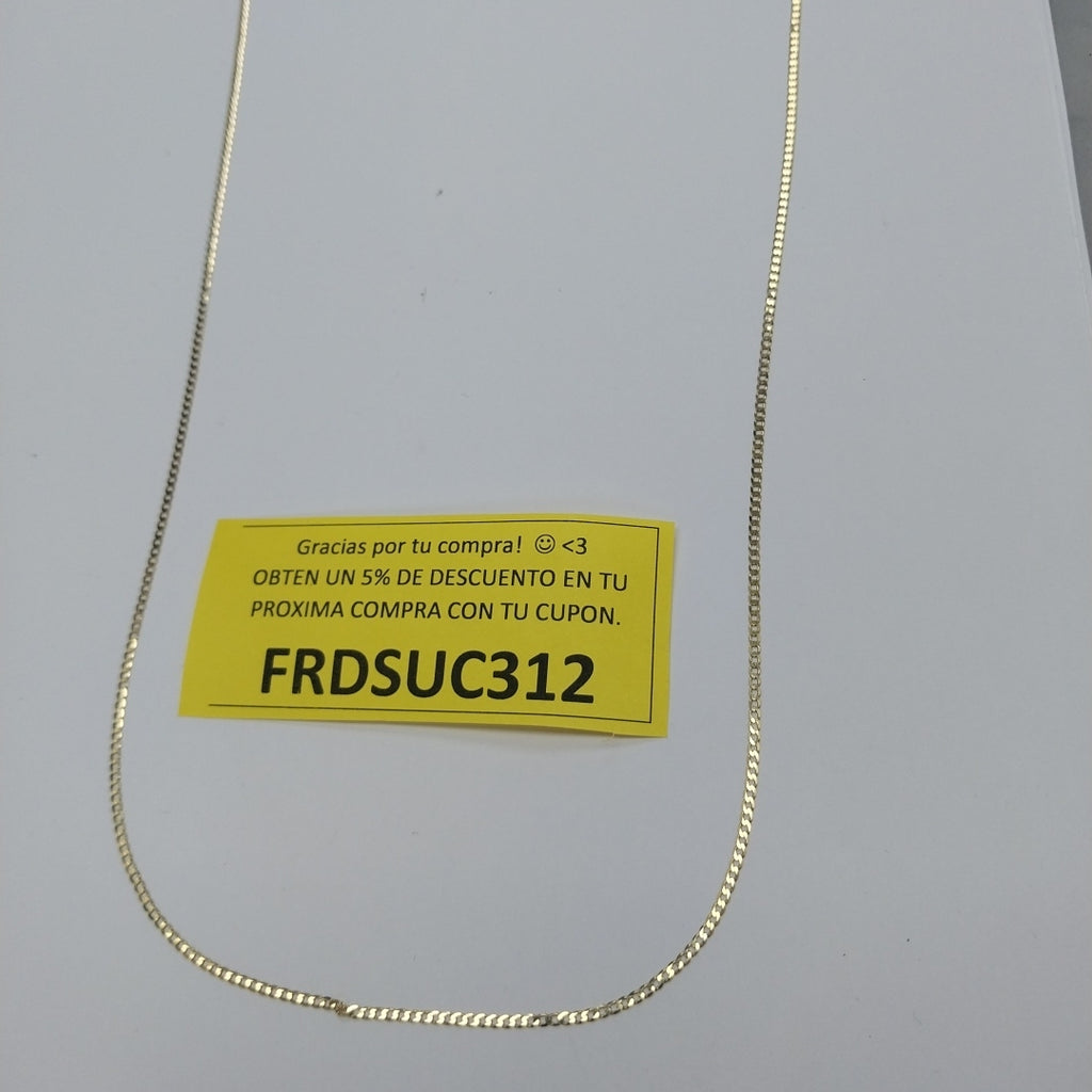 CADENAS BARBADA AMARILLA ORO 14K 1.9 (NUEVO)