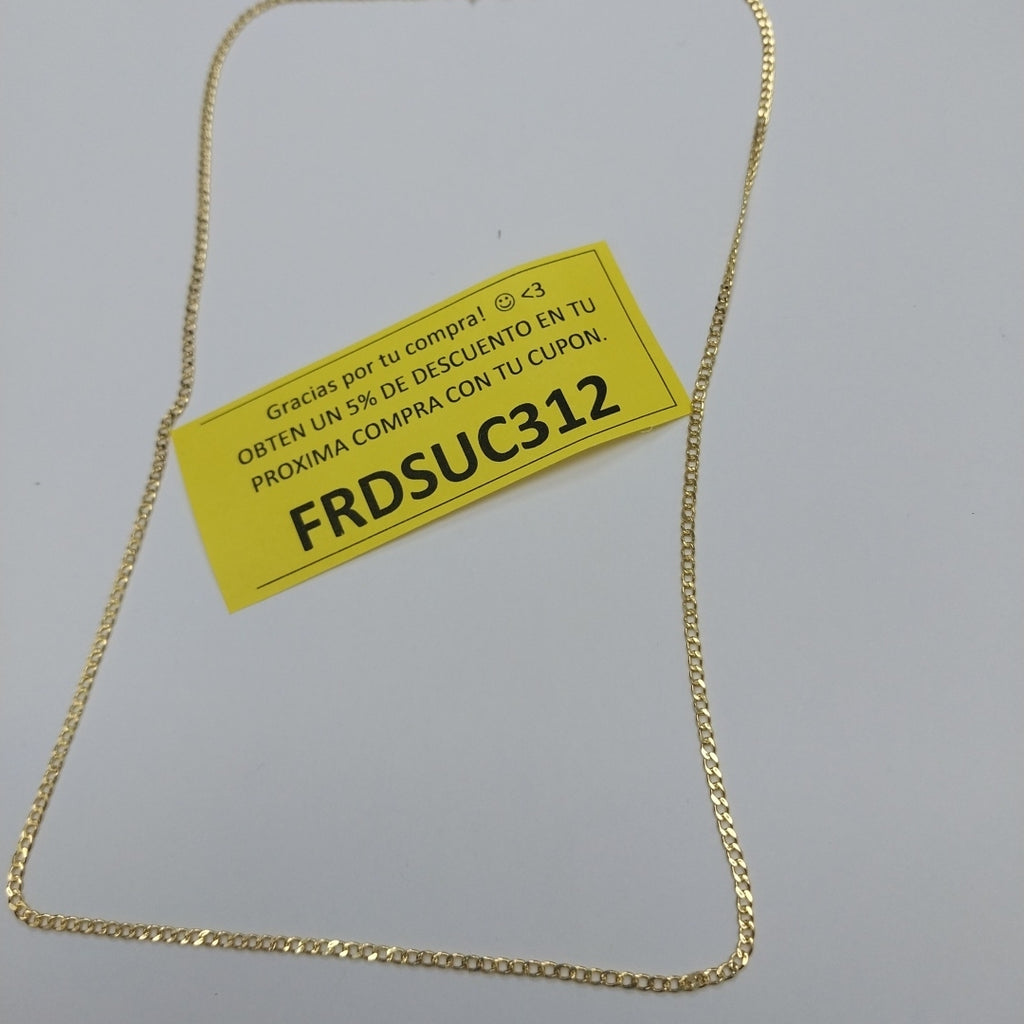 CADENAS BARBADA AMARILLA ORO 14K 1.9 (NUEVO)