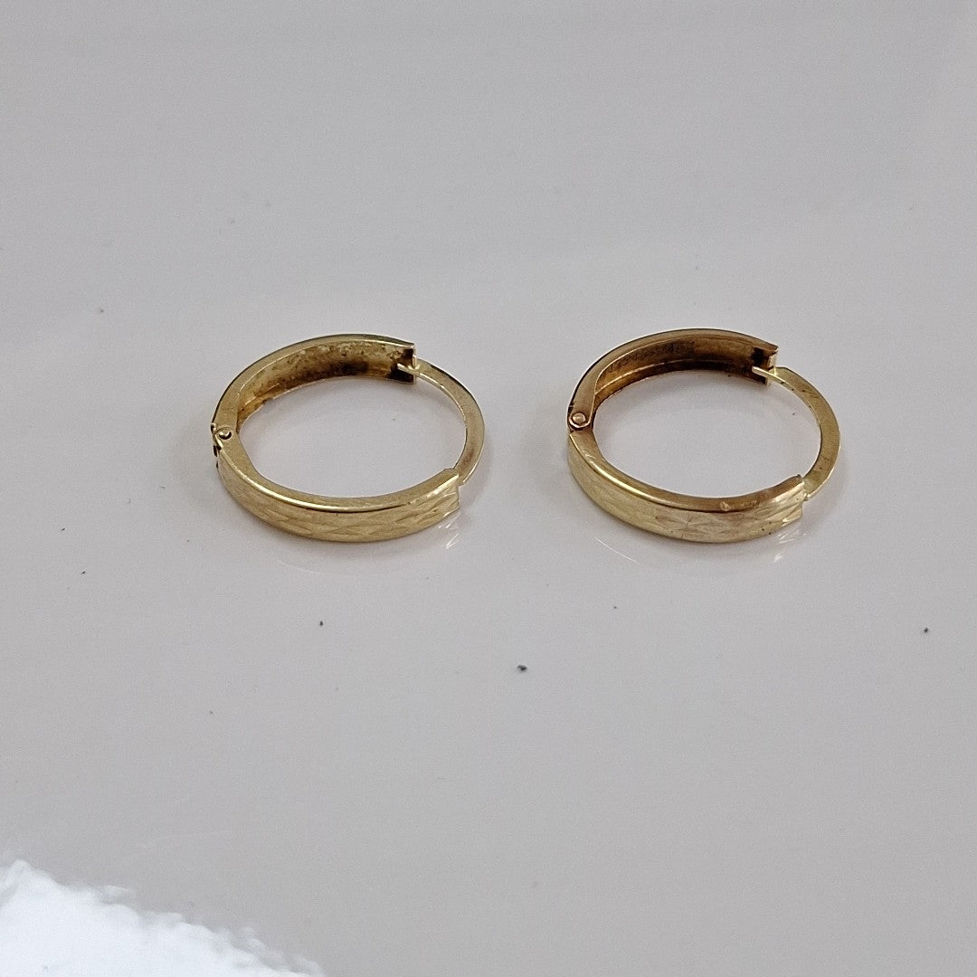 ARRACADAS PAR ORO 10 K 1.4 GRMS (SEMINUEVO)