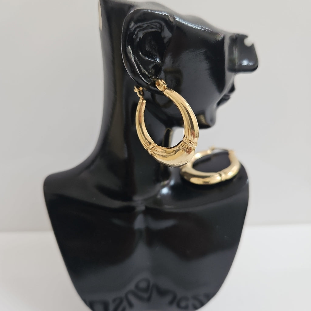 ARETES PAR ORO 14 K 2,60 GRMS (SEMINUEVO)
