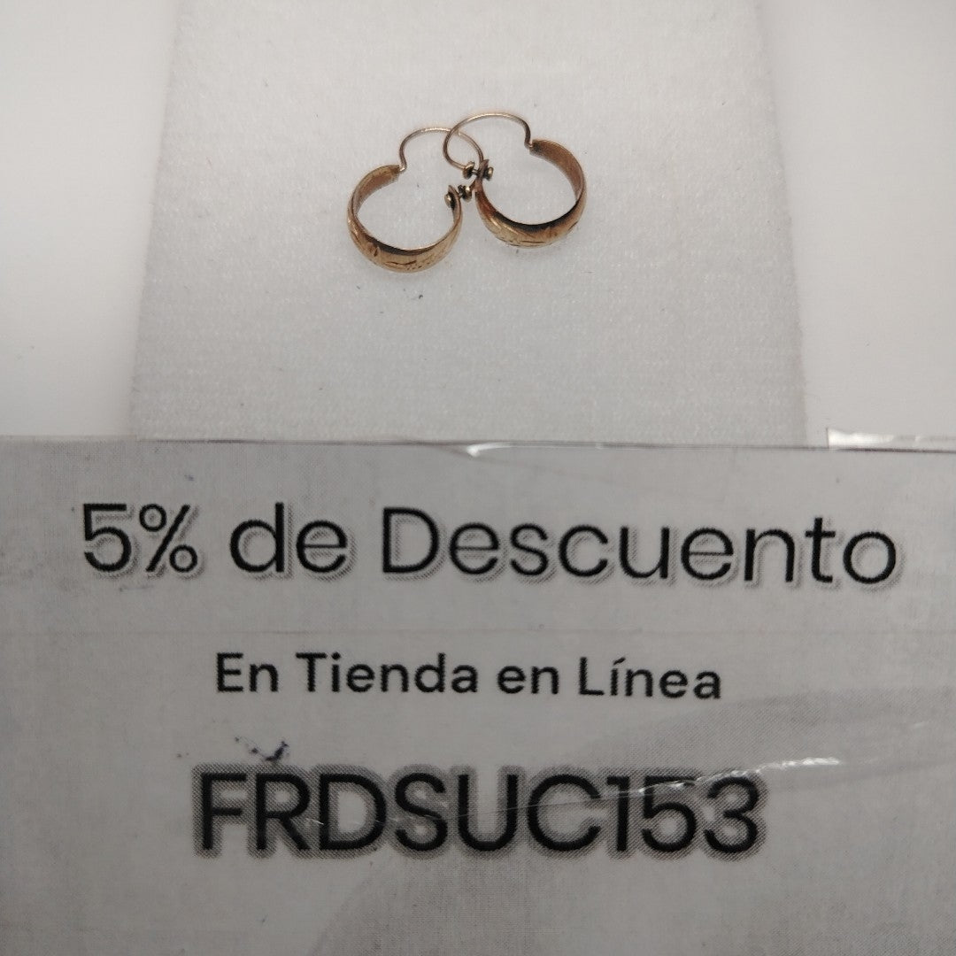 ARRACADAS PAR ORO 10 K 0,70 GRMS (SEMINUEVO)