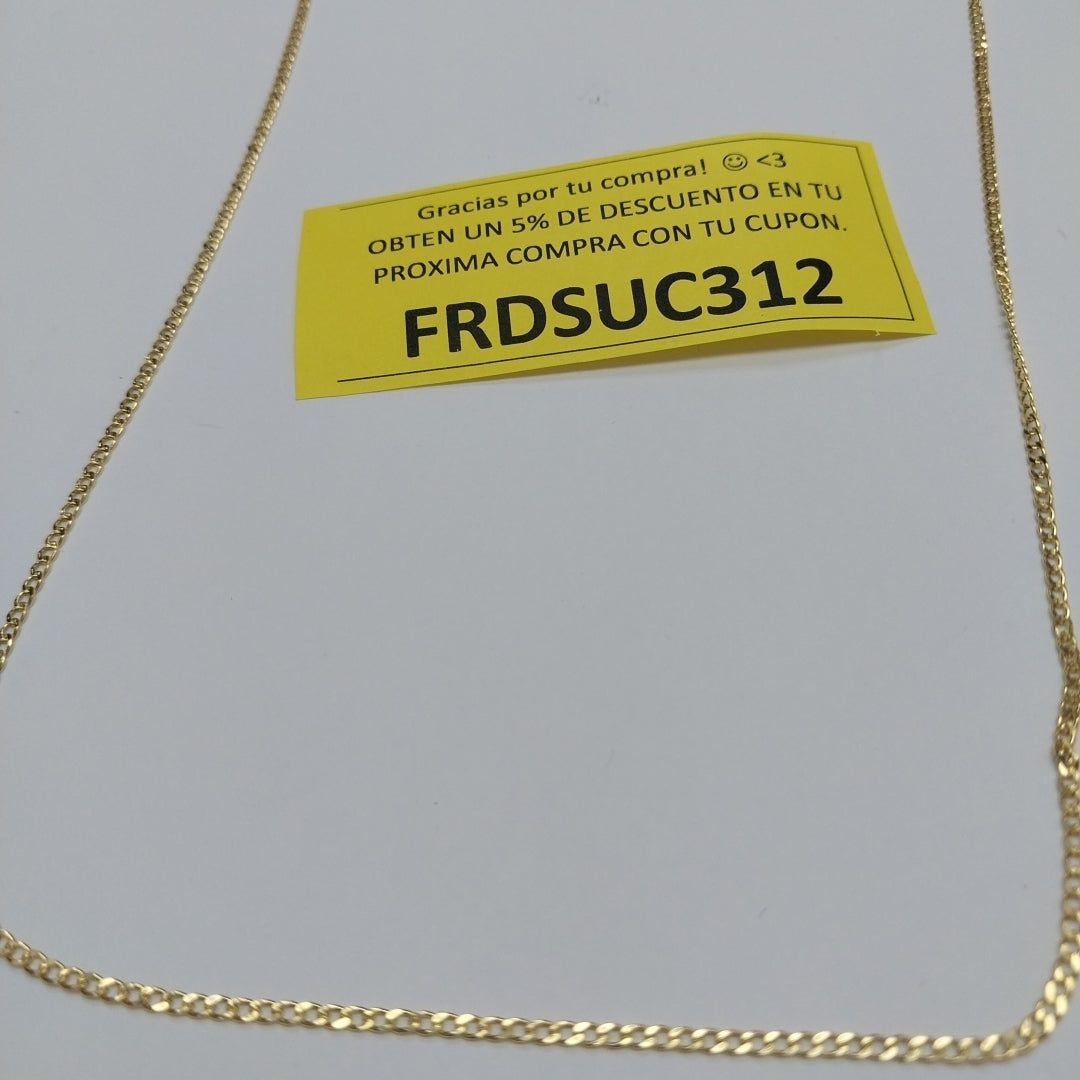 CADENAS BARBADA AMARILLA ORO 14K 2 (NUEVO)