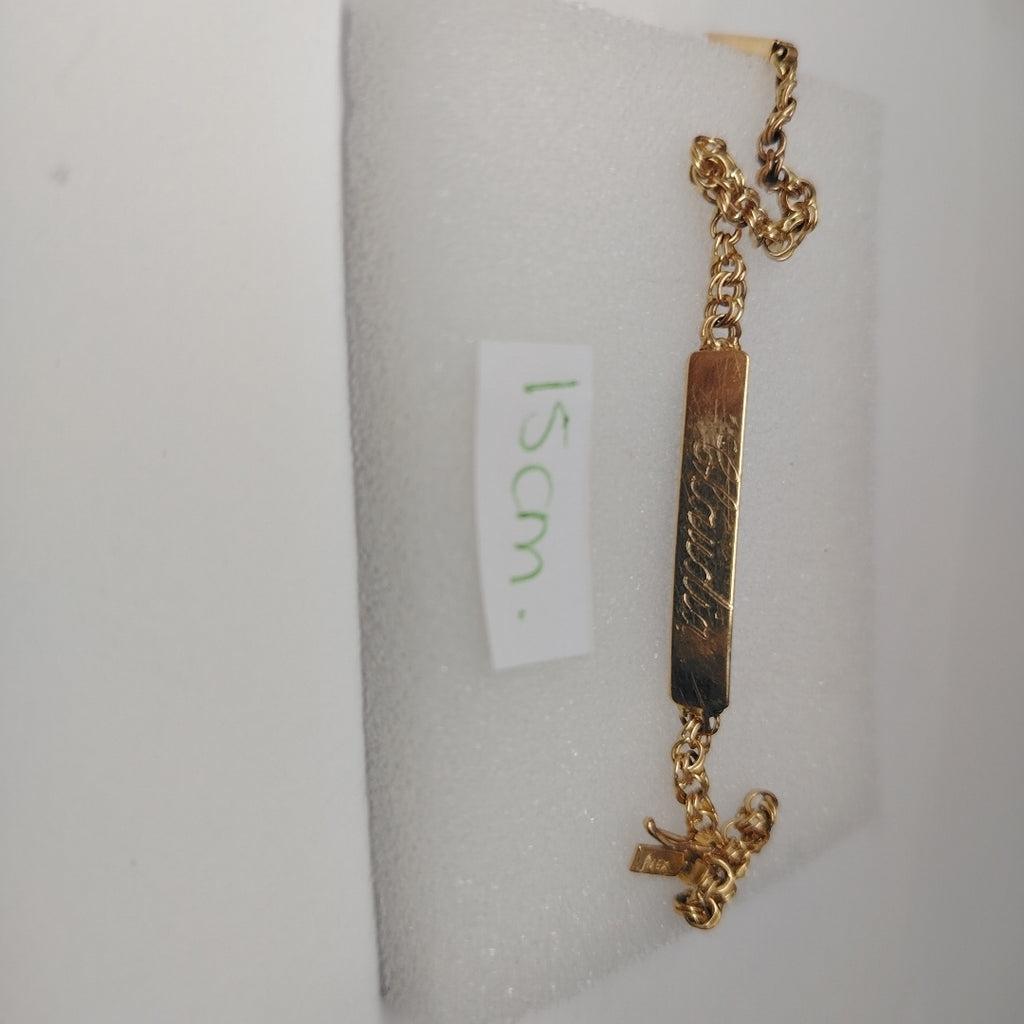 ESCLAVA ORO 14 K 4,00 GRMS (SEMINUEVO)