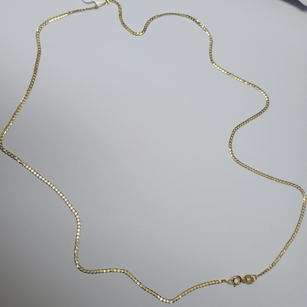 CADENAS BARBADA AMARILLA ORO 14K 2.1 (NUEVO)