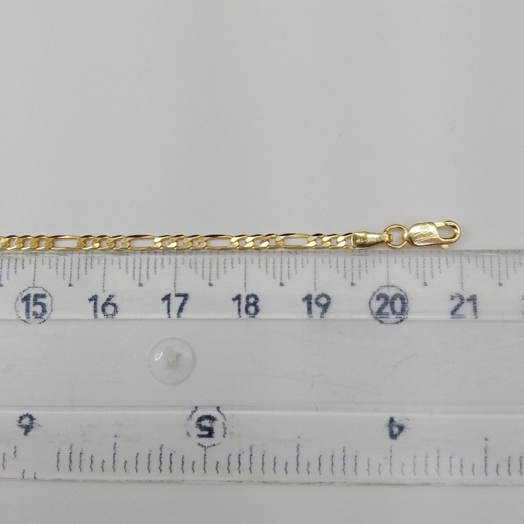 PULSERAS CABALLERO CARTIER 3 1 AMARILLA ORO 14K 2.2 (NUEVO)