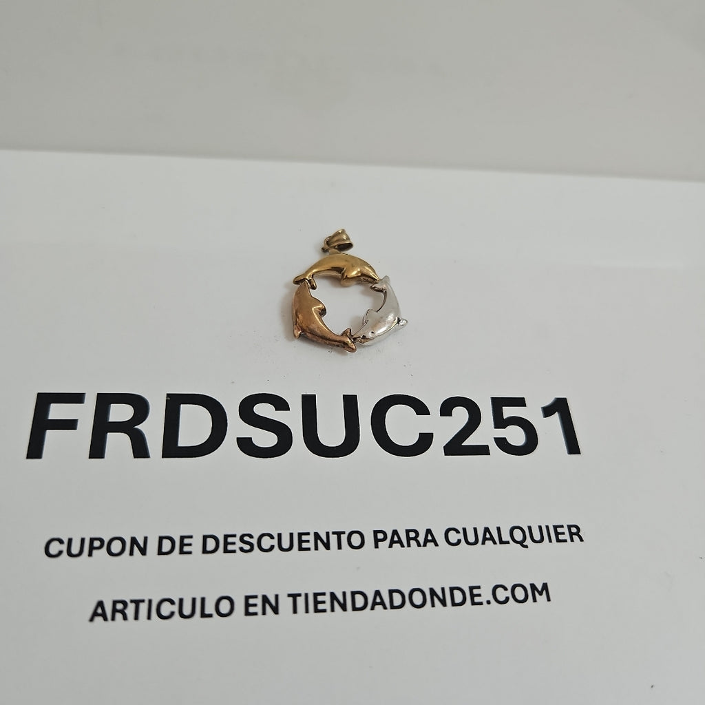 DIJE ORO COMBINADO 10 K 1,20 GRMS (SEMINUEVO)