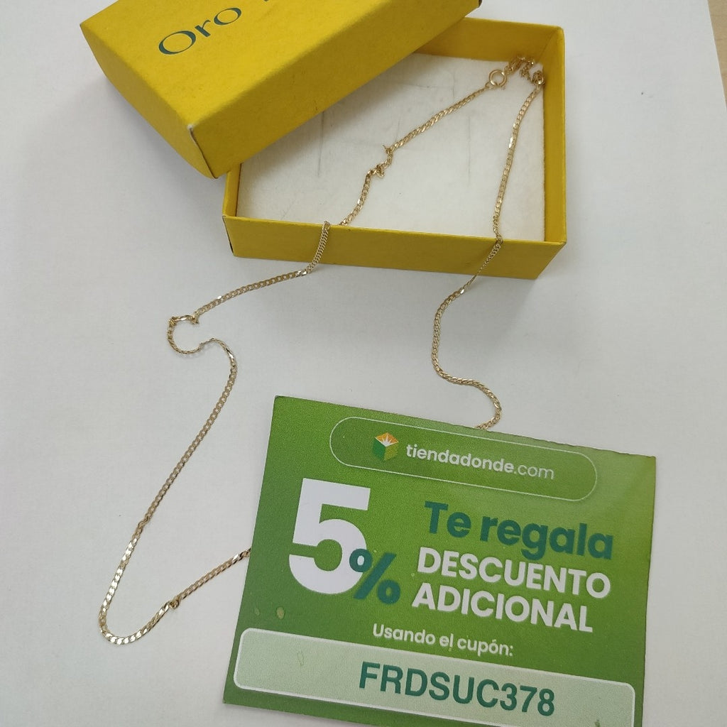CADENAS BARBADA AMARILLA ORO 14K 2 (NUEVO)