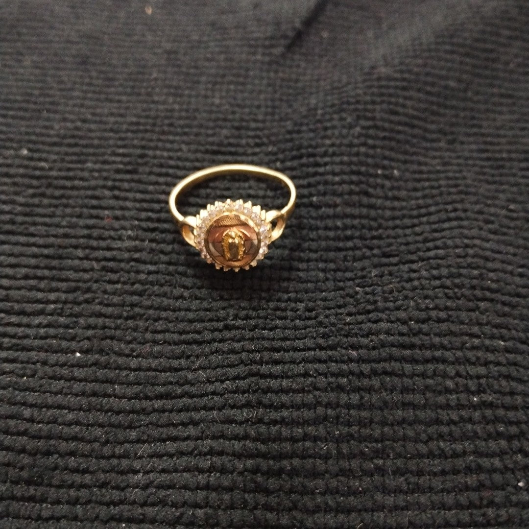 ANILLITO ORO COMBINADO 10 K 2,30 GRMS (SEMINUEVO)