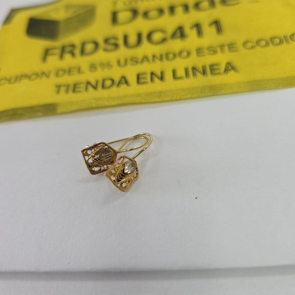 ARETES PAR ORO 10 K 1,00 GRMS (SEMINUEVO)