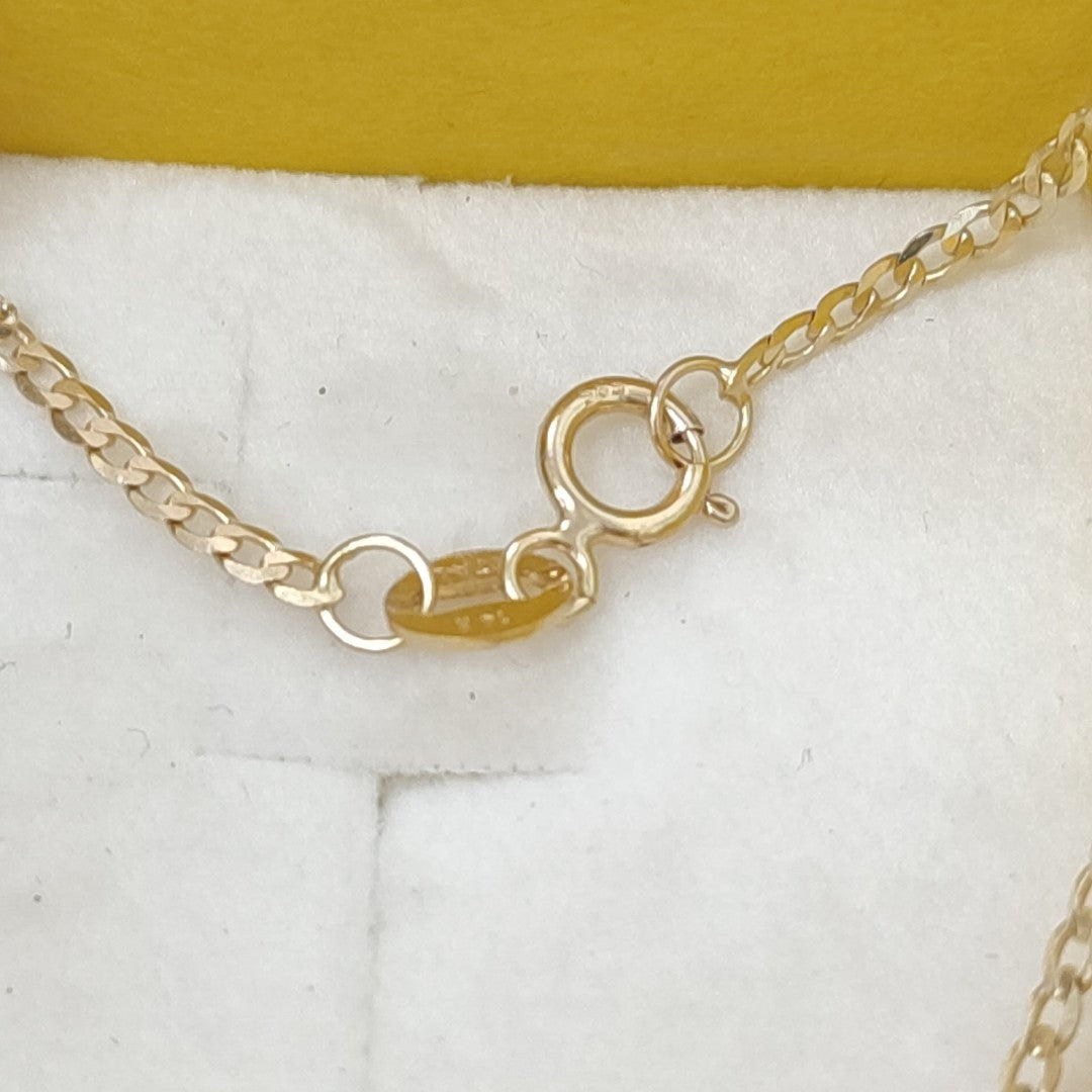 CADENAS BARBADA AMARILLA ORO 14K 2.1 (NUEVO)