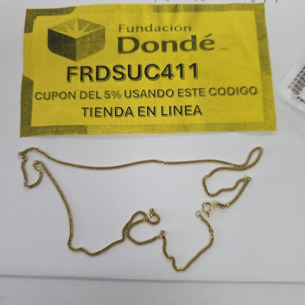 CADENA ORO 14 K 2,90 GRMS (SEMINUEVO)