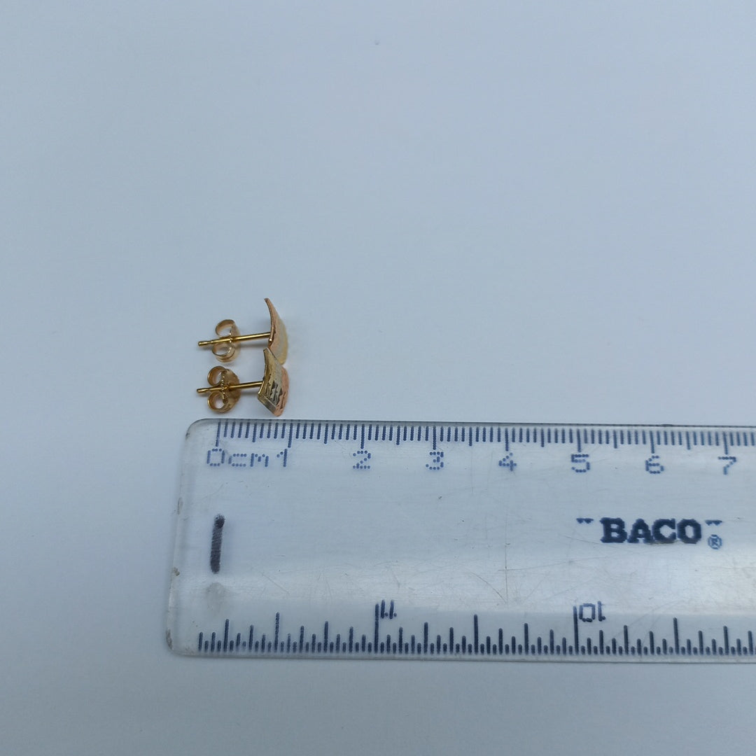 BROQUELES PAR ORO 14 K 1.4 GRMS (SEMINUEVO)