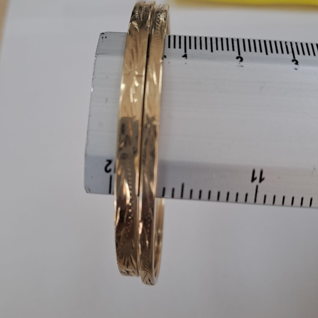 PULSERA RIGIDA ORO 10 K 8.7 GRMS (SEMINUEVO)