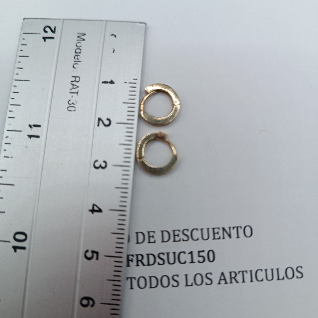 ARRACADAS PAR ORO 10 K 1,10 GRMS (SEMINUEVO)