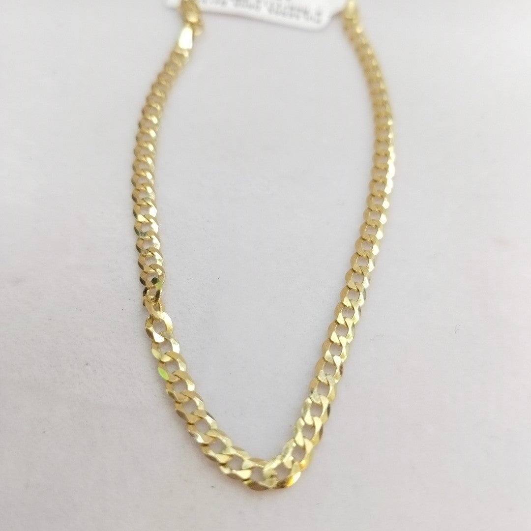 PULSERAS DAMA BARBADA AMARILLA ORO 14K 2.5 (NUEVO)