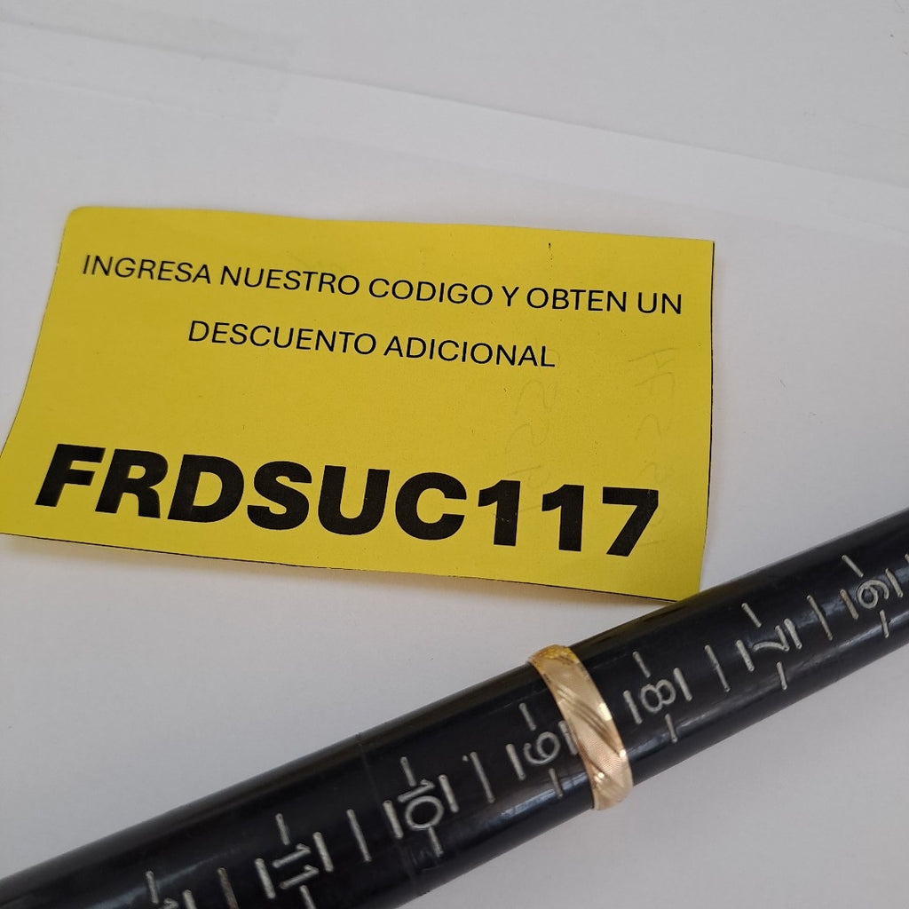 ARGOLLA ORO 10 K 1,50 GRMS (SEMINUEVO)