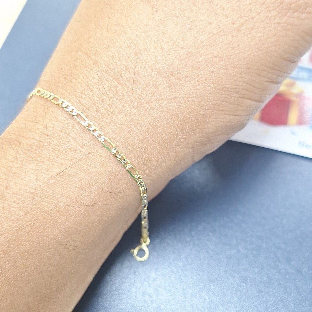 PULSERAS DAMA CARTIER 3 1 DIAMANTADA ORO 14K 1.1 (NUEVO)