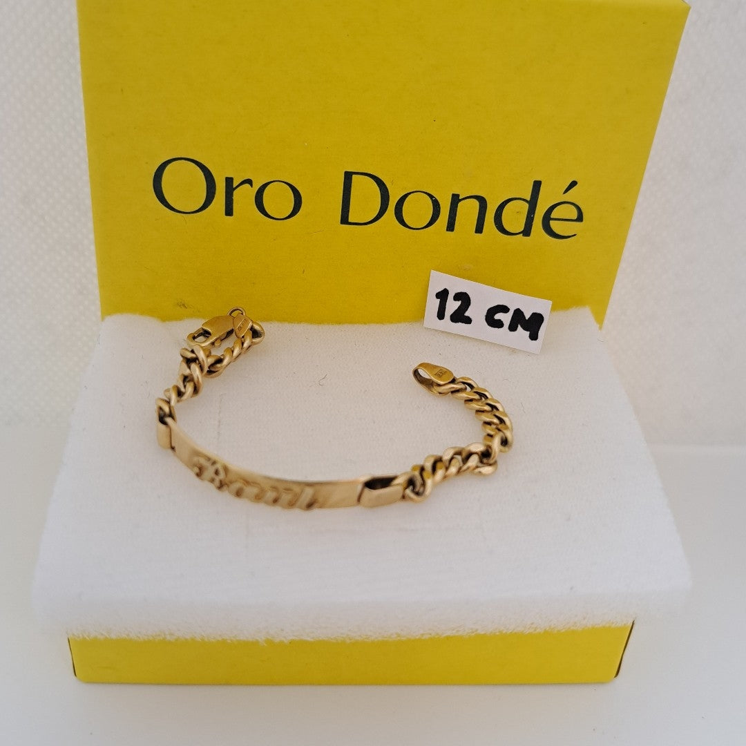 ESCLAVA ORO 14 K 4.3 GRMS (SEMINUEVO)
