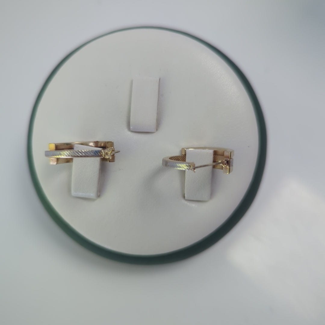 ARRACADAS PAR ORO 10 K 4.6 GRMS (SEMINUEVO)