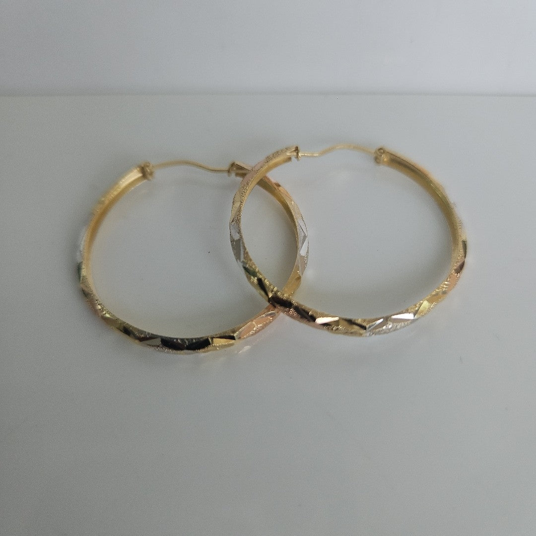 ARRACADAS PAR ORO 14 K 2 GRMS (SEMINUEVO)