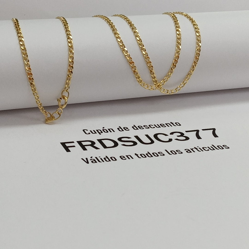CADENAS BARBADA AMARILLA ORO 14K 2 (NUEVO)