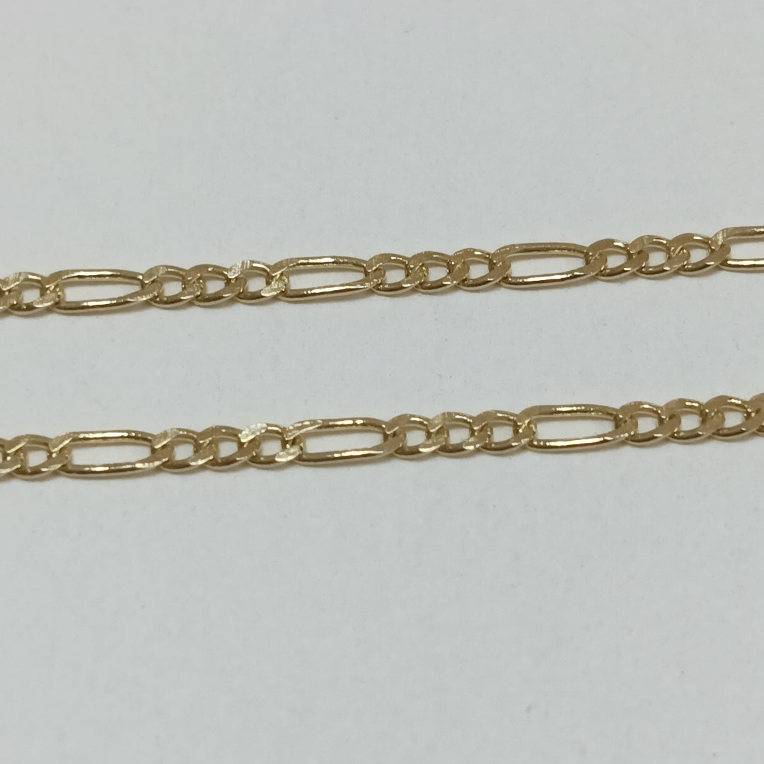 CADENAS TEJIDO 3X1 ORO 14K 55 CM 2.4 GR (NUEVO)