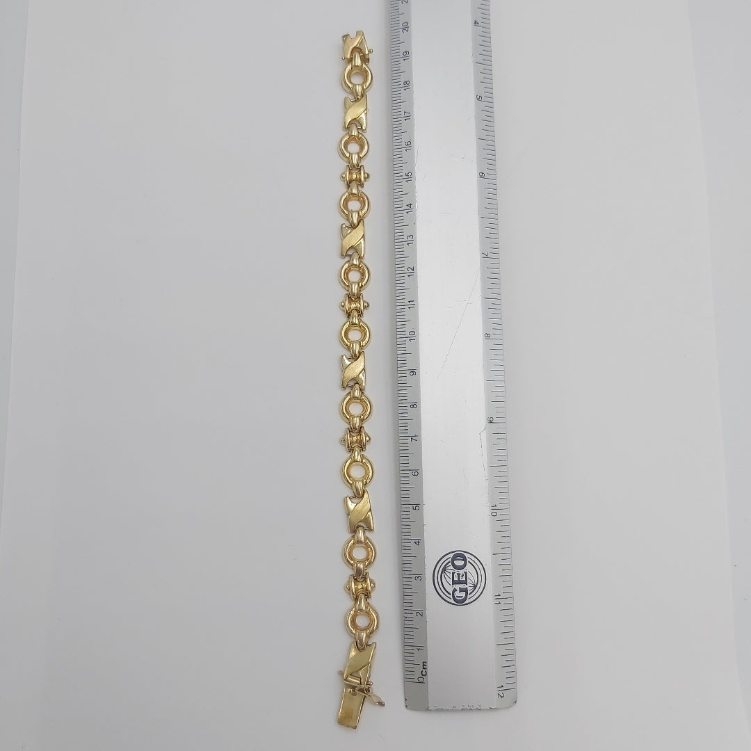 PULSERA RIGIDA ORO 14 K 26.1 GRMS (SEMINUEVO)