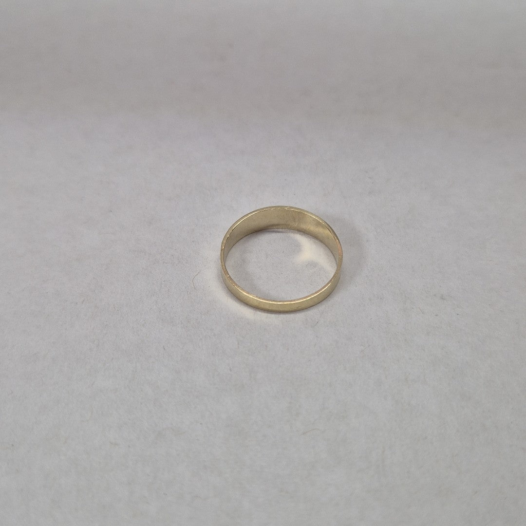ANILLOS ARGOLLA DE LA SUERTE 10K TALLA 8 1.2 GR (NUEVO)