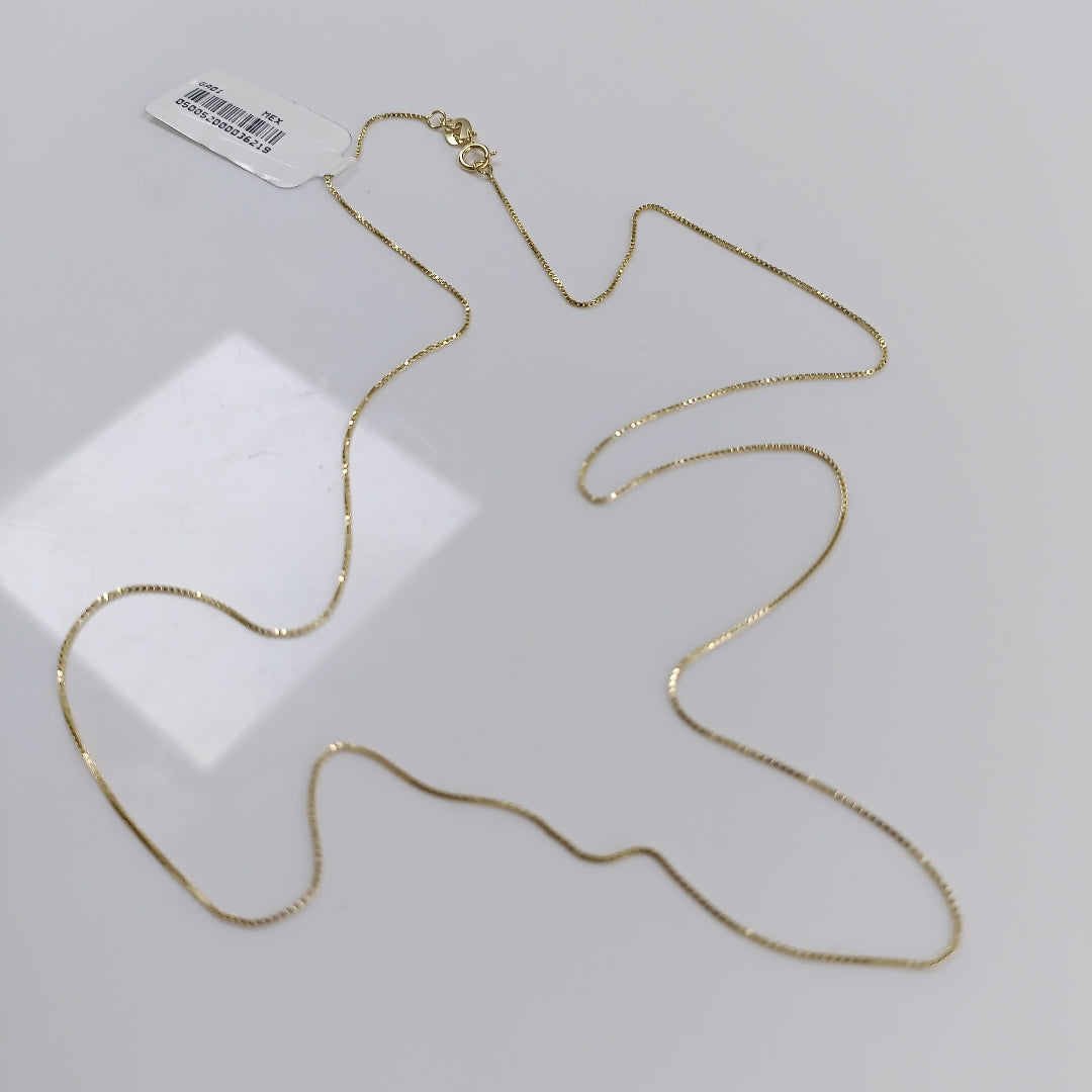 CADENA VENECIANO 14K 55 CM 1.8 GR (NUEVO)