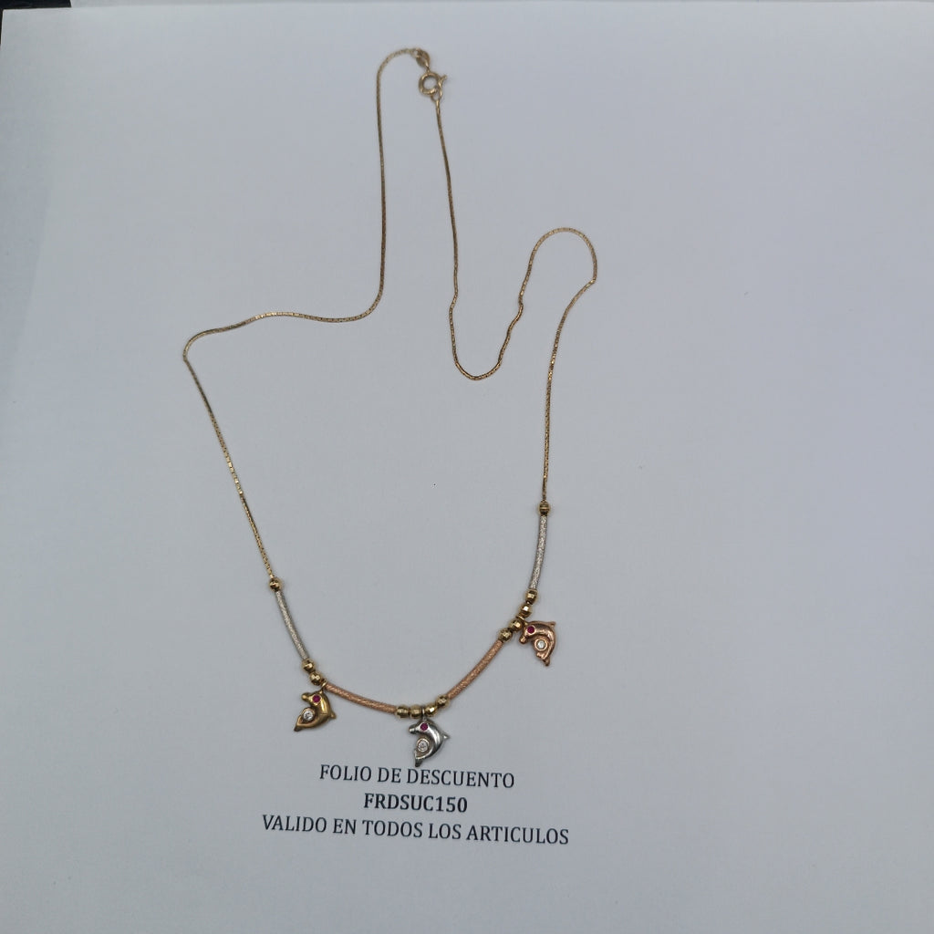 GARGANTILLA ORO 14 K 5.4 GRMS (SEMINUEVO)