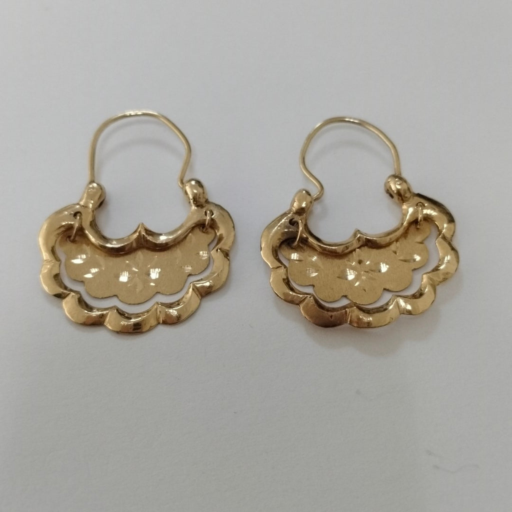 ARETES PAR ORO 14 K 6.4 GRMS (SEMINUEVO)