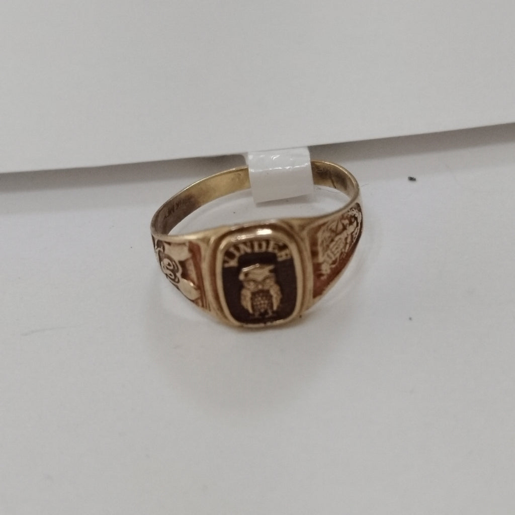 ANILLO DE GRADUACIÓN ORO 10 K 1.2 GRMS (SEMINUEVO)