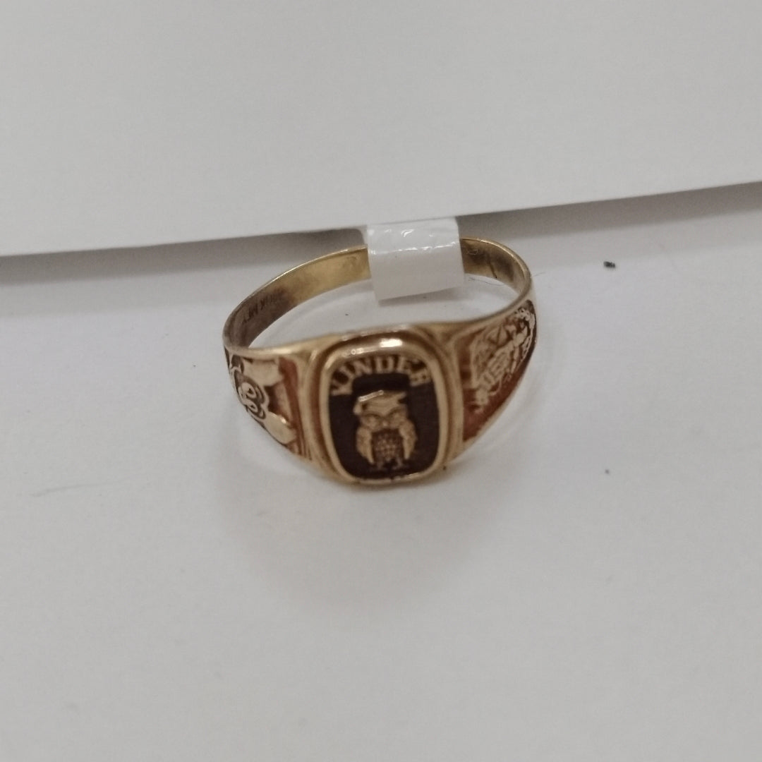 ANILLO DE GRADUACIÓN ORO 10 K 1.2 GRMS (SEMINUEVO)