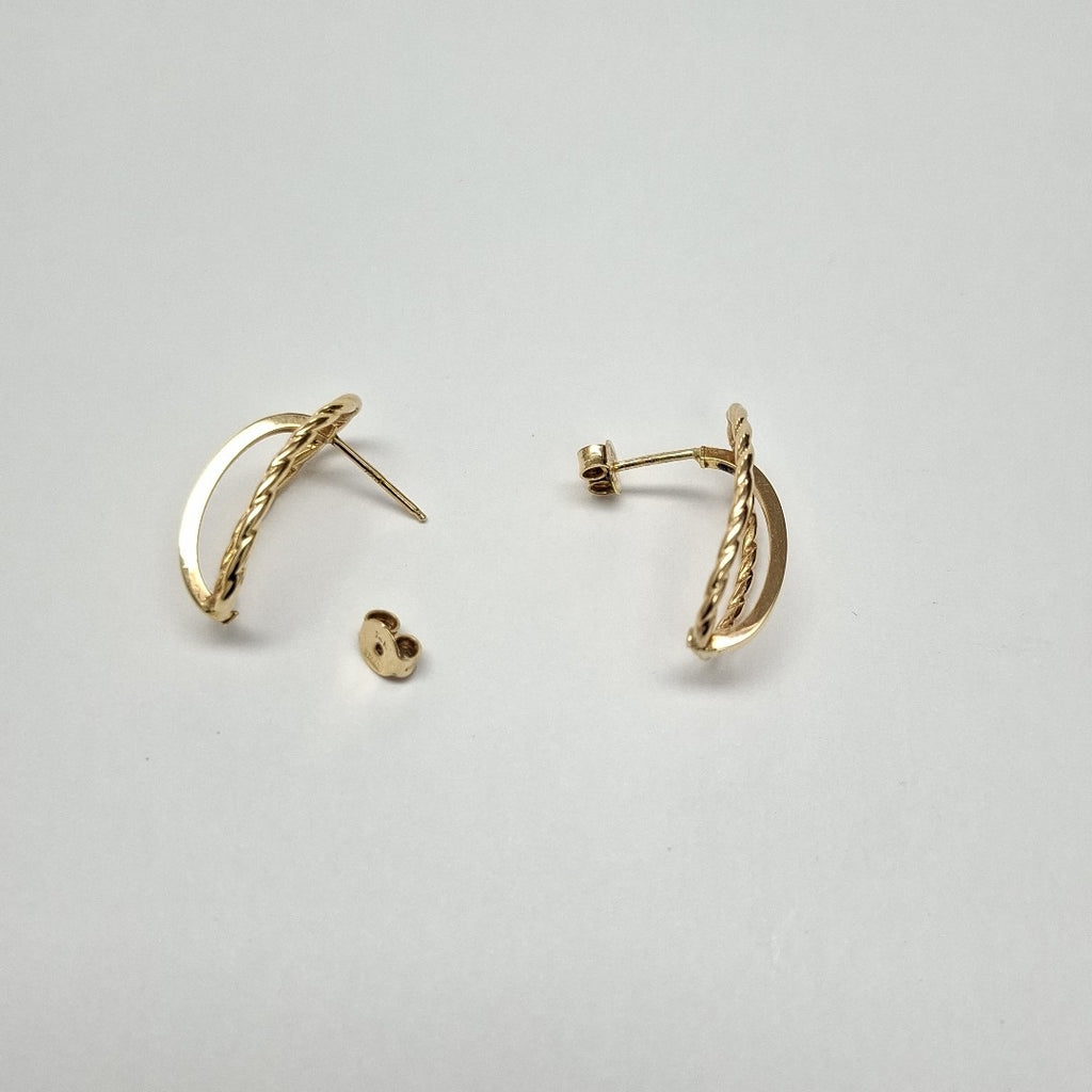 ARETES PAR ORO 14 K 2.2 GRMS (SEMINUEVO)