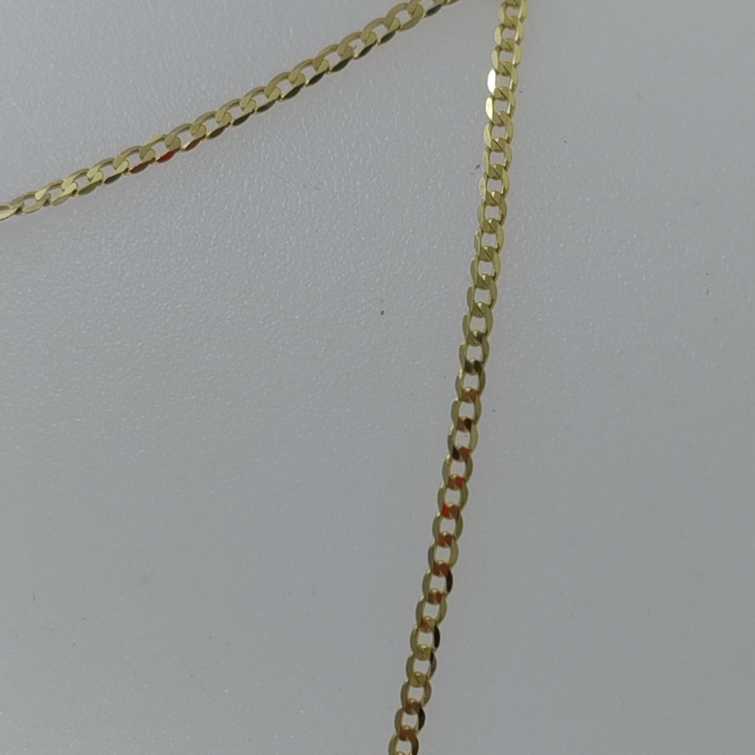CADENAS BARBADA AMARILLA ORO 14K 2.1 (NUEVO)