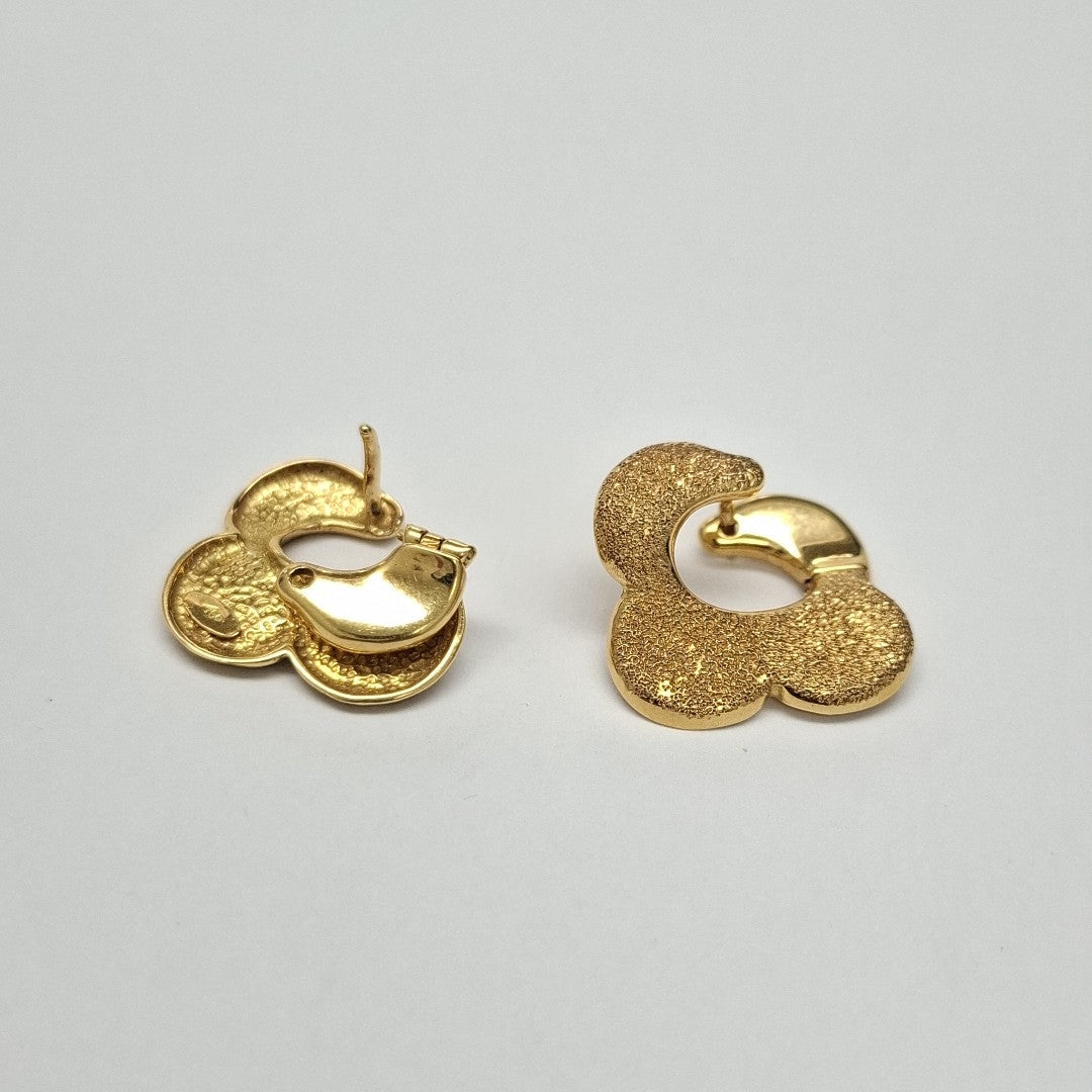 ARETES PAR ORO 18 K 6 GRMS (SEMINUEVO)