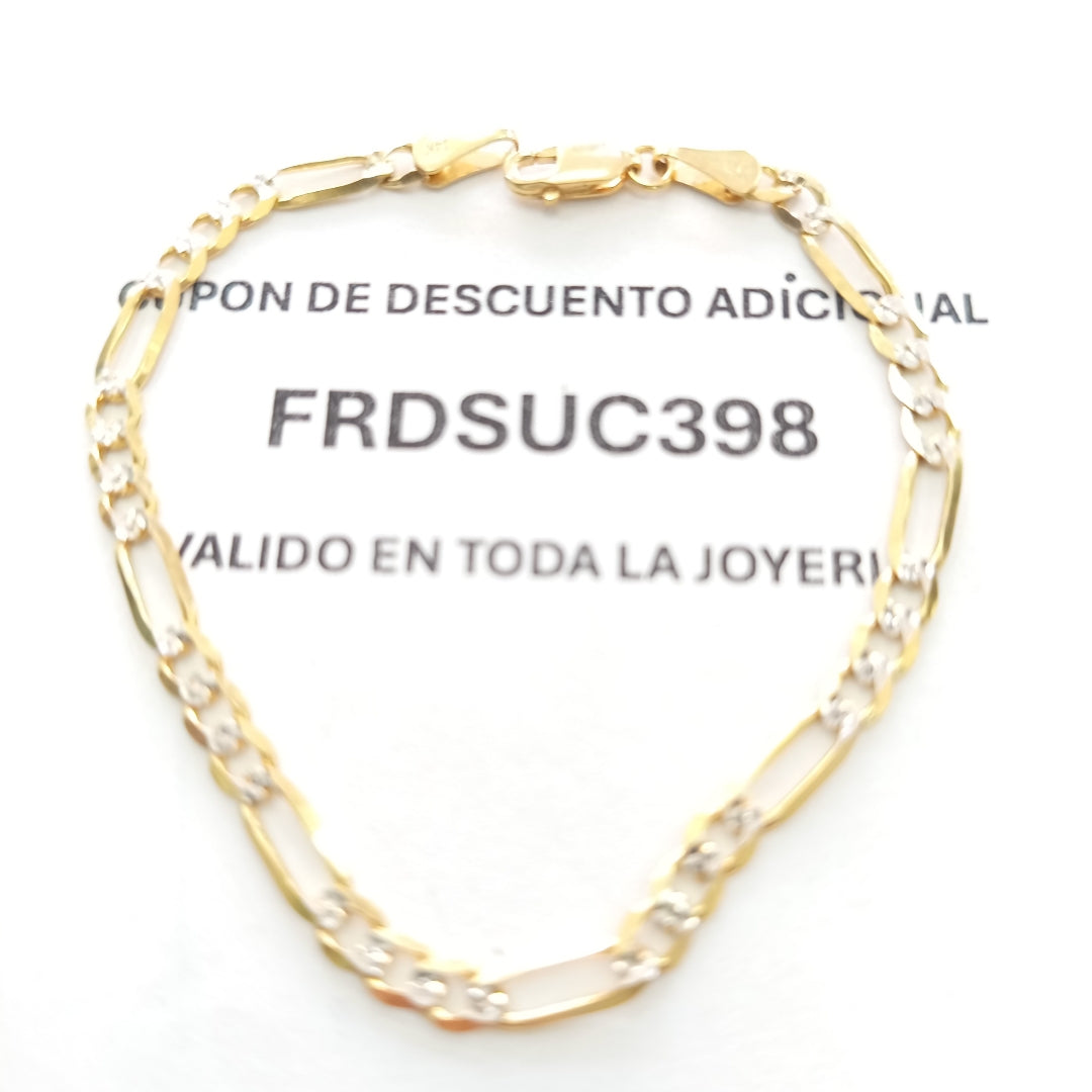 PULSERA 3X1 14K 18 CM 3.9 GR (NUEVO)