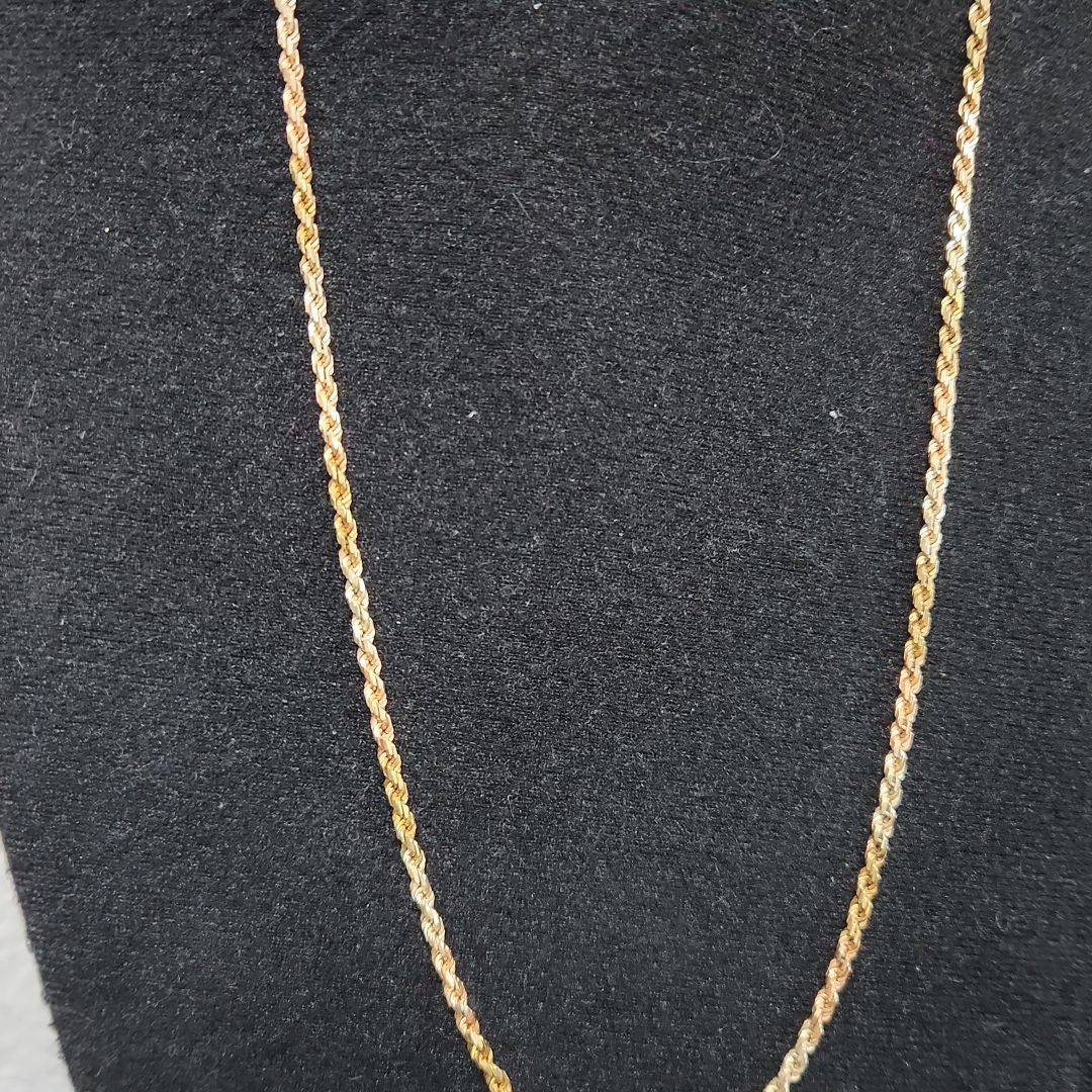 CADENA ORO COMBINADO 14 K 19.5 GRMS (SEMINUEVO)