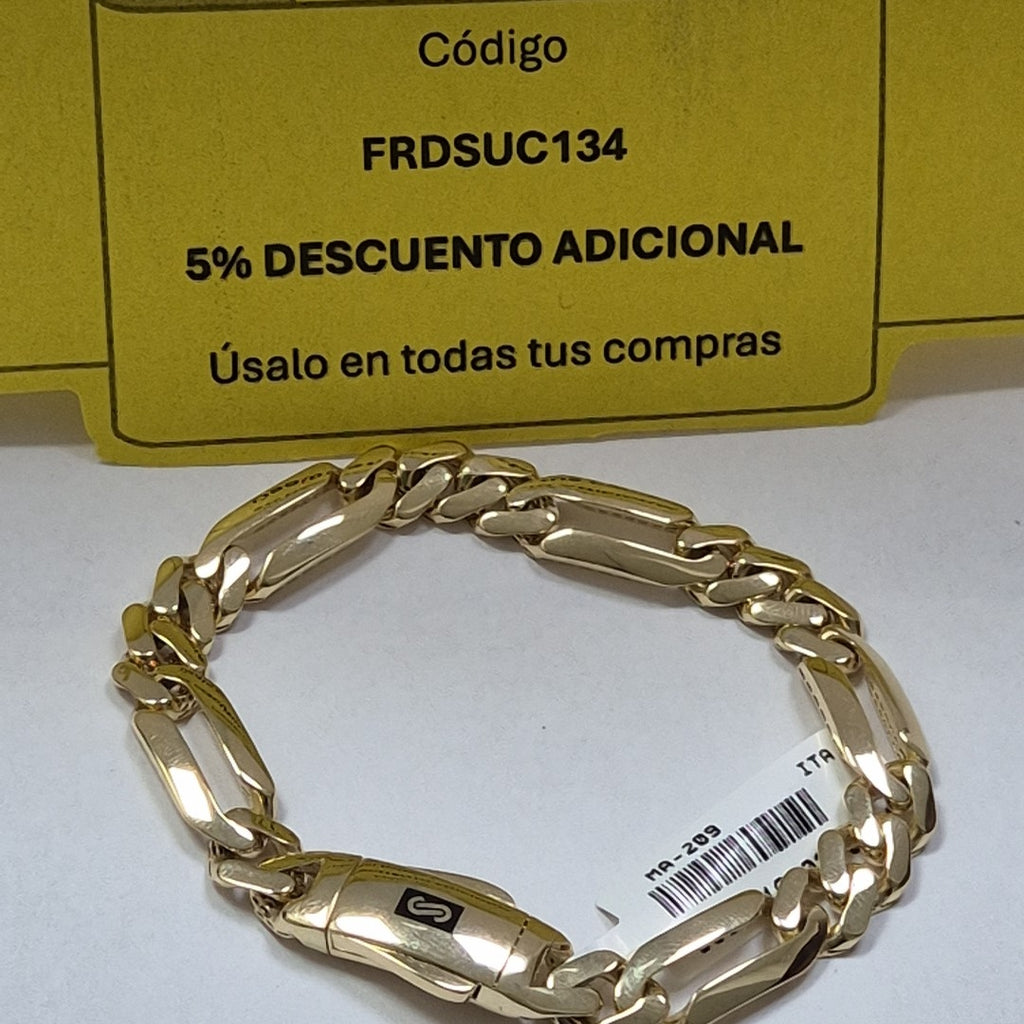 PULSERA MONACO ORO 14K 9.3 (NUEVO)