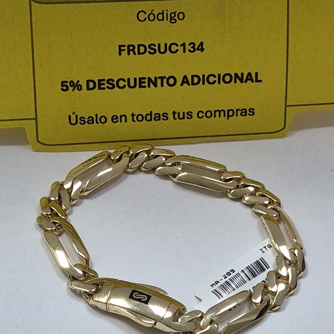 PULSERA MONACO ORO 14K 9.3 (NUEVO)