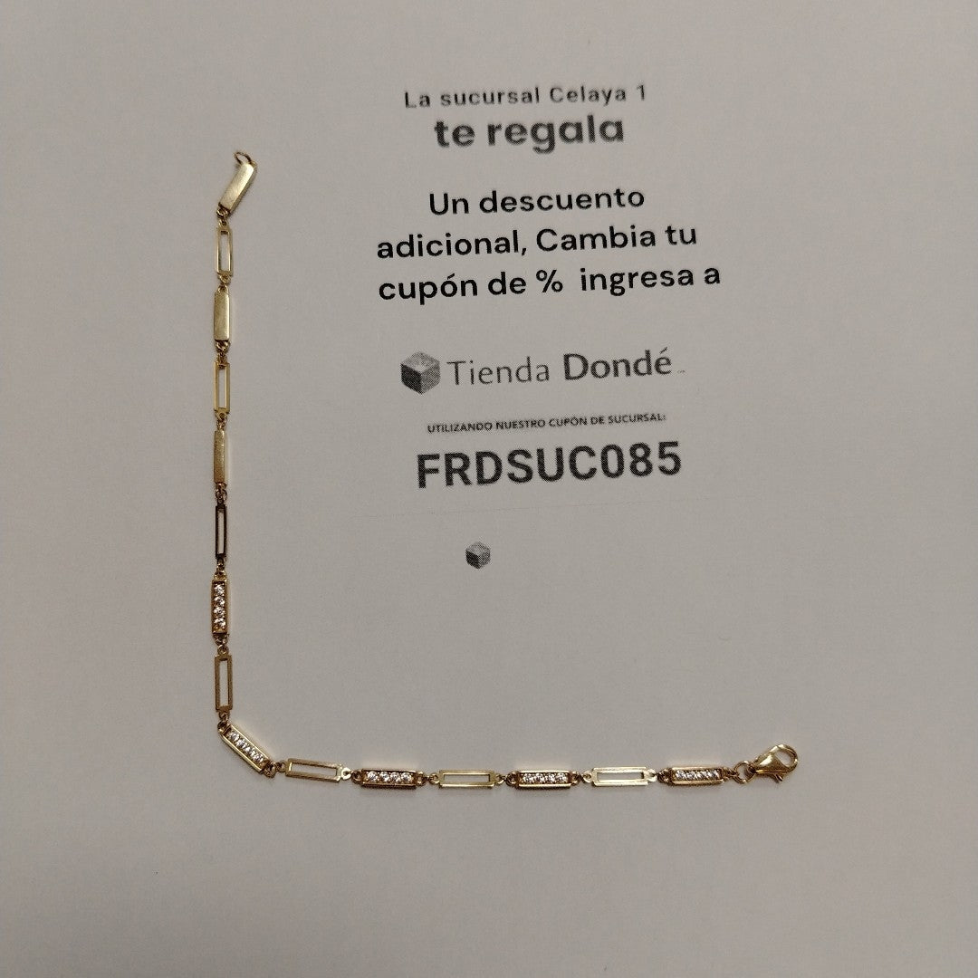 PULSERAS DAMA ORO 14K 3.8 (NUEVO)