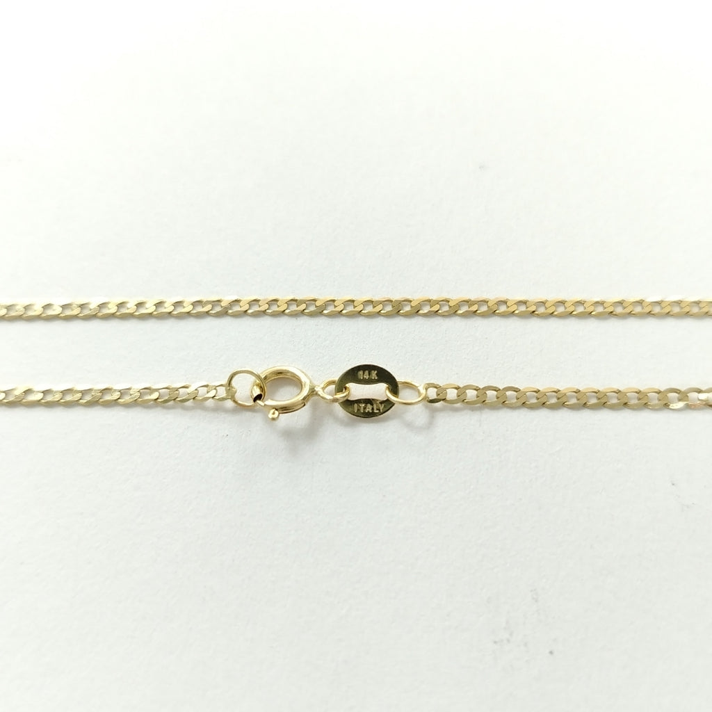 CADENAS BARBADA AMARILLA ORO 14K 2 (NUEVO)