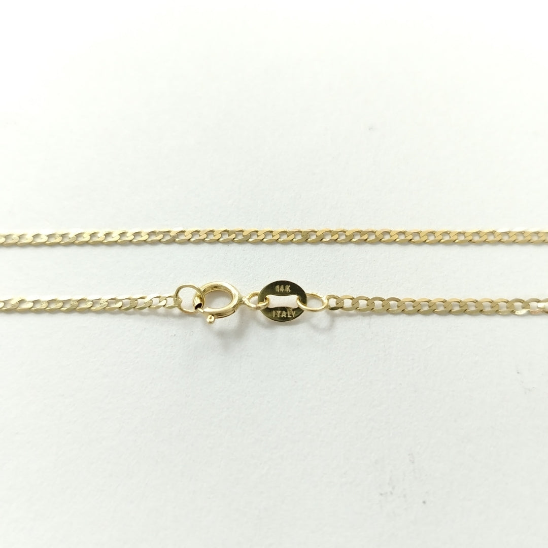 CADENAS BARBADA AMARILLA ORO 14K 2 (NUEVO)