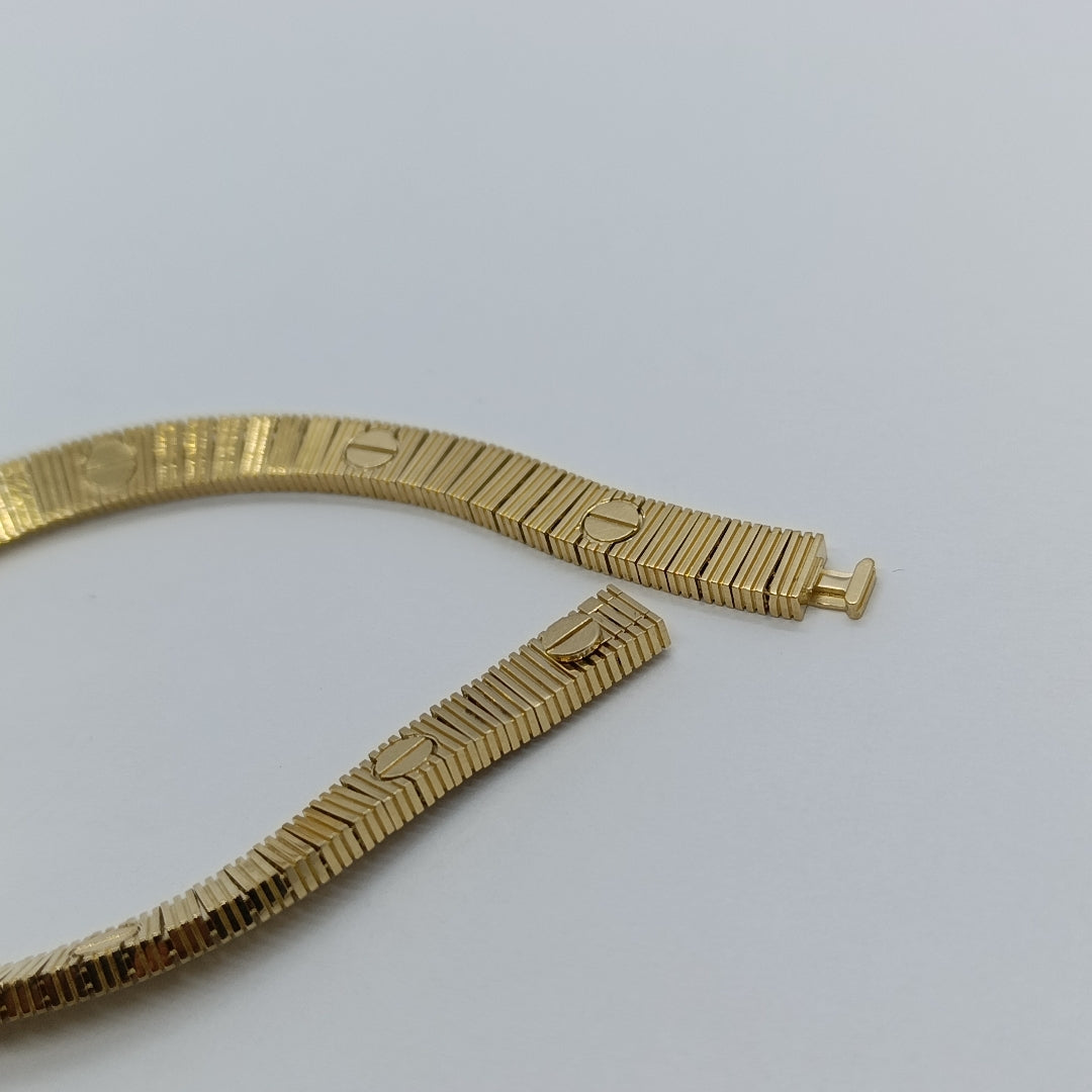 PULSERAS CABALLERO ORO 14K 15.5 (NUEVO)
